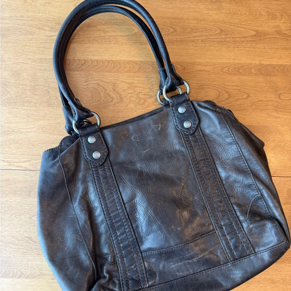 Frye Brown Leather Tote Bag